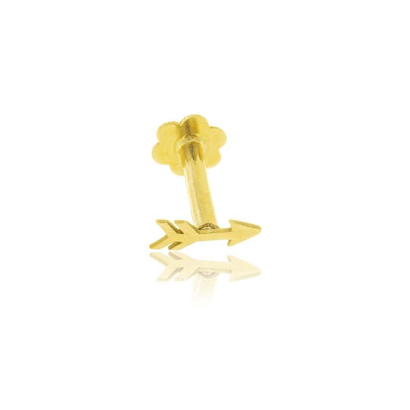 Piercing Flecha Oro 18K